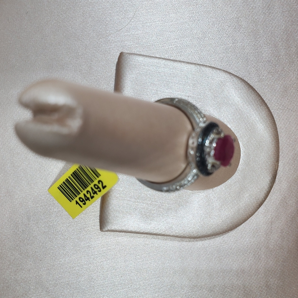 1ctw Ruby Diamond Ring - image 4